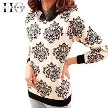 Women Sweater Winter&Autumn New Korea Style Casual Floral Slim Tricotado Knitted Pullover Blusas Femininas Inverno WZY003