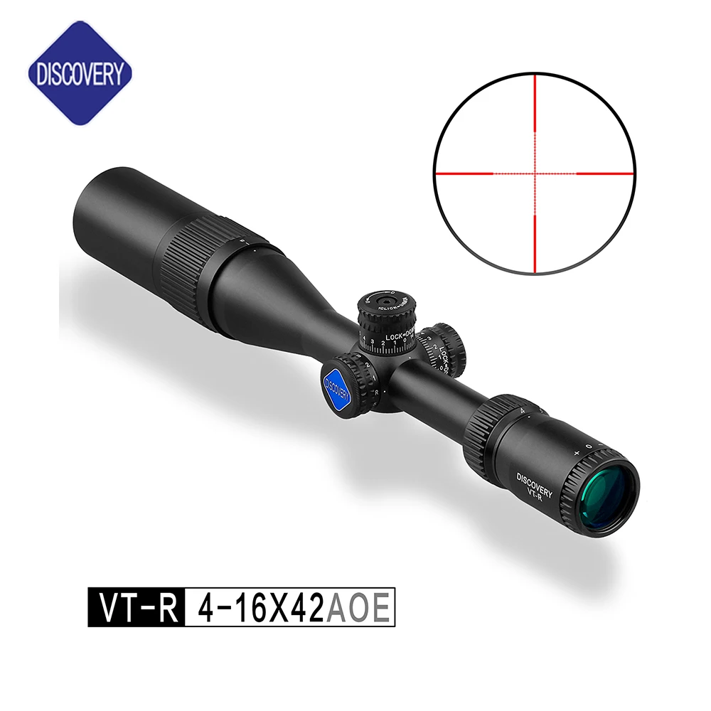 

Discovery Rifle scope optics VT-R 4-16X42AOE Hunting Scope Shooting 1/4 MOA , Second Focal Plane Digital Hunting scope