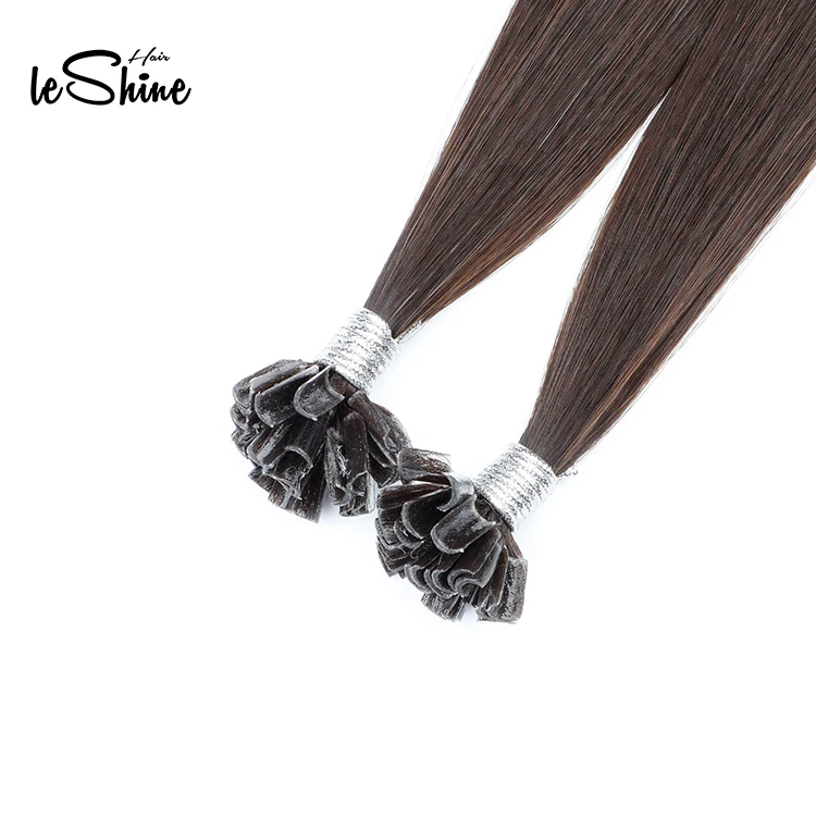 

Double Drawn Thickness Remy Hair Nail Tip u Tip Human Hair Extensions