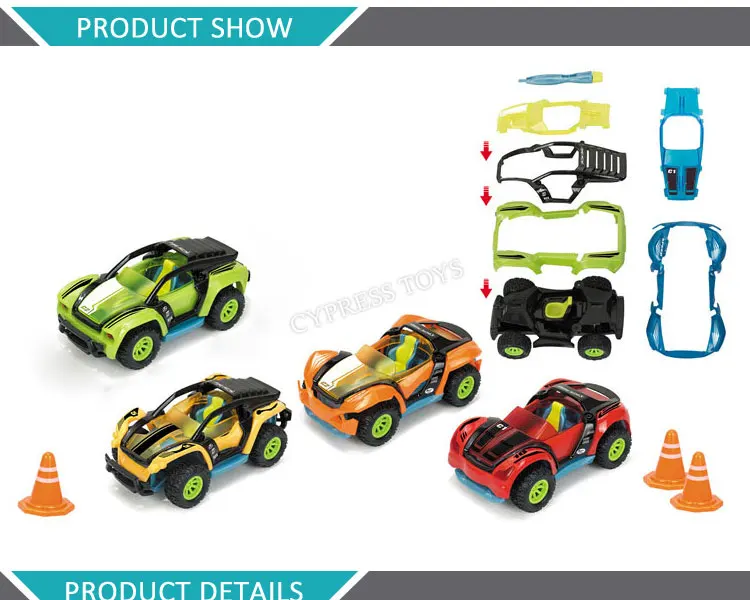 Newest Selfassembly Die Cast Intelligent Diy Model Metal Car Toy For