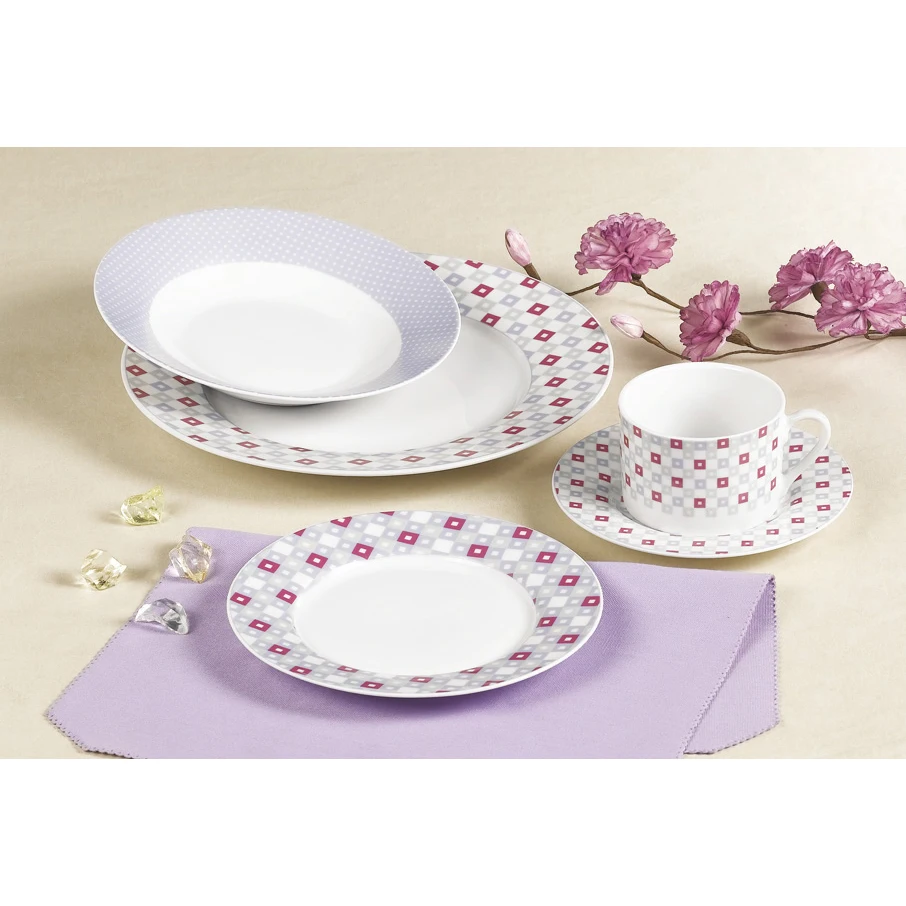 Calm Brown Color Tableware Germany Hd Designs Luxury New Bone China Dinnerware Sets Buy