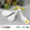 Wholesale white porcelain spoon edible cutlery other flat ware for restaurant