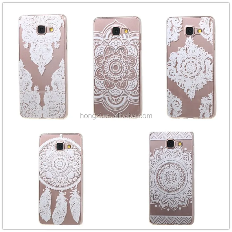 

Case For Samsung Galay A3 2016 A310 A310F Hollow Out Teture Drawing Phone Cover Soft silicone tpu Transparent Phone Cases