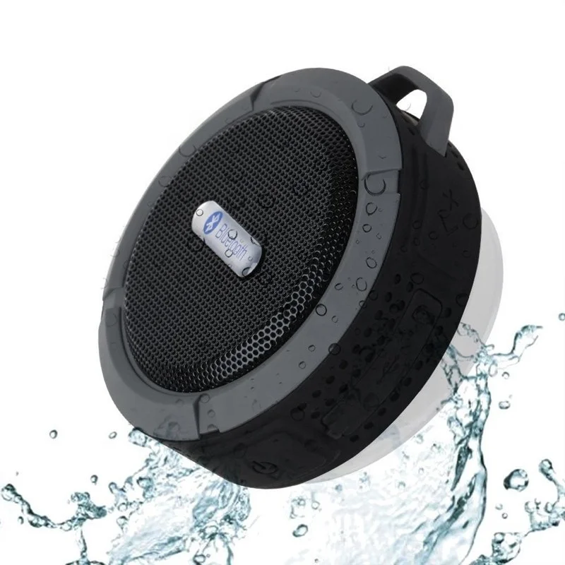 

high quality Blue tooth Active Outdoor Sport Portable C6 Waterproof wireless car Speaker on wall