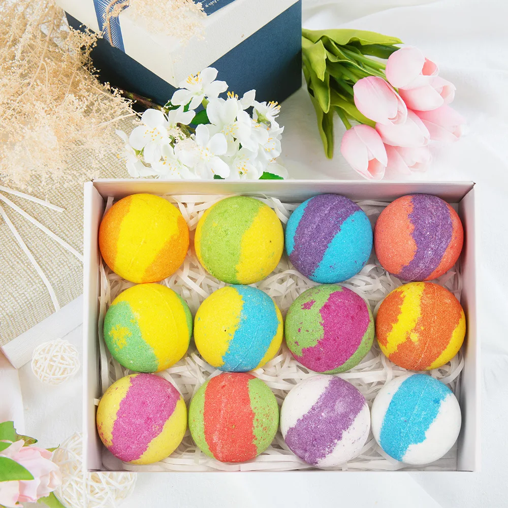 

Hot sale OEM natural ingredients cbd bath bombs, Multi-color