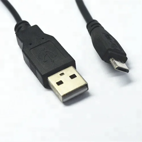 

High quality USB to Micro USB adapter data transfer charging cable for Android, Blck