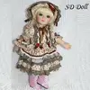 18 inch Vinyl SD doll & BJD doll lifelike girl standing and boll jointed doll