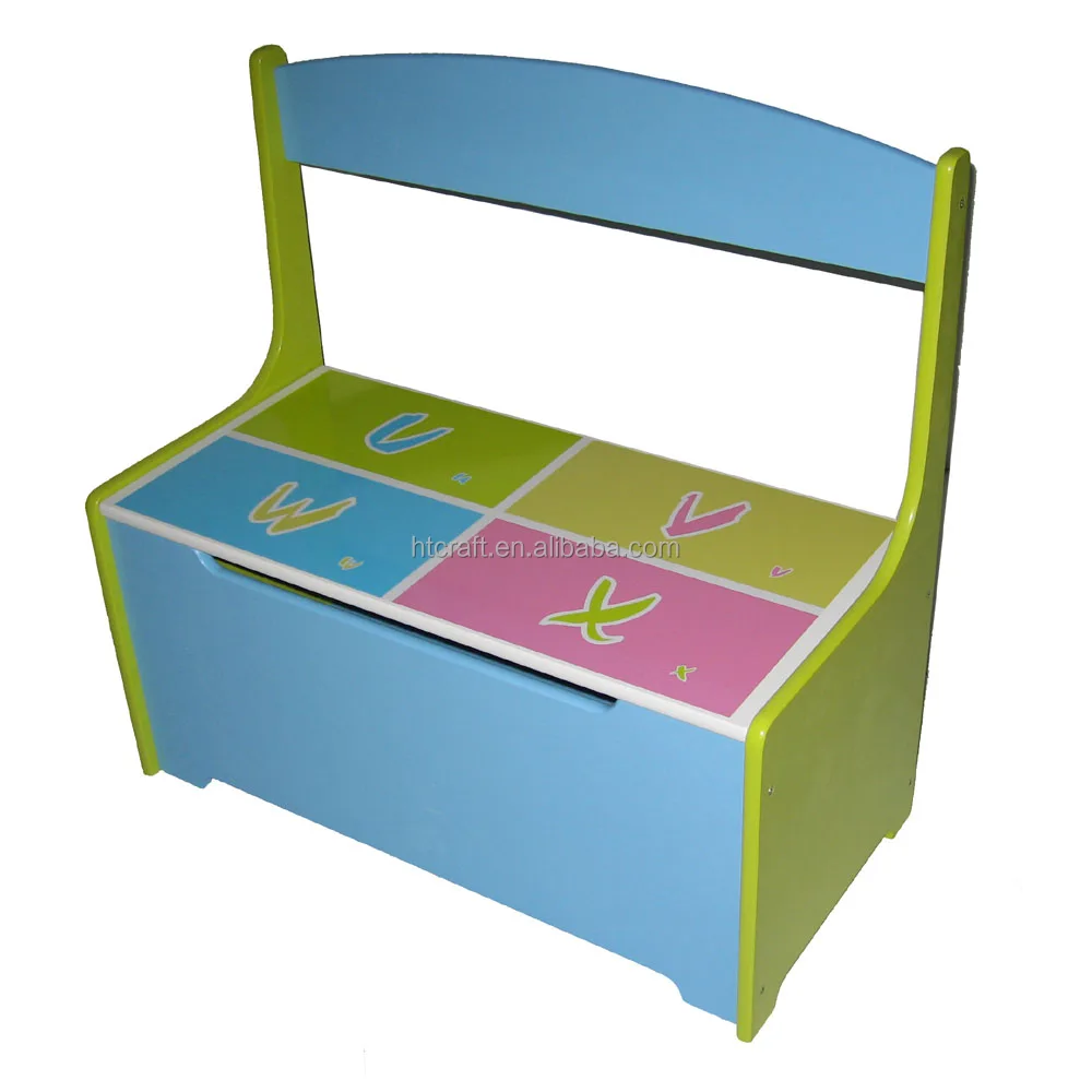 Abc Mdf Kids Wooden Bench