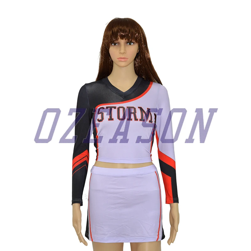 Customized Cheerleader Uniforms Wholesale Cheer Top And Shorts - Buy ...