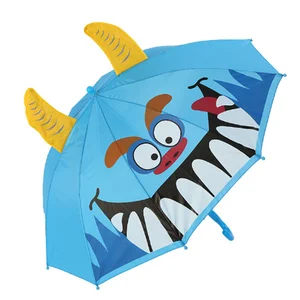 Image of Creative Lightweight Portable Plastic Handle Child Cartoon Umbrella,Kid Umbrella