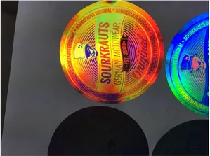 Manufacturer customized hot sale hologram stickers.