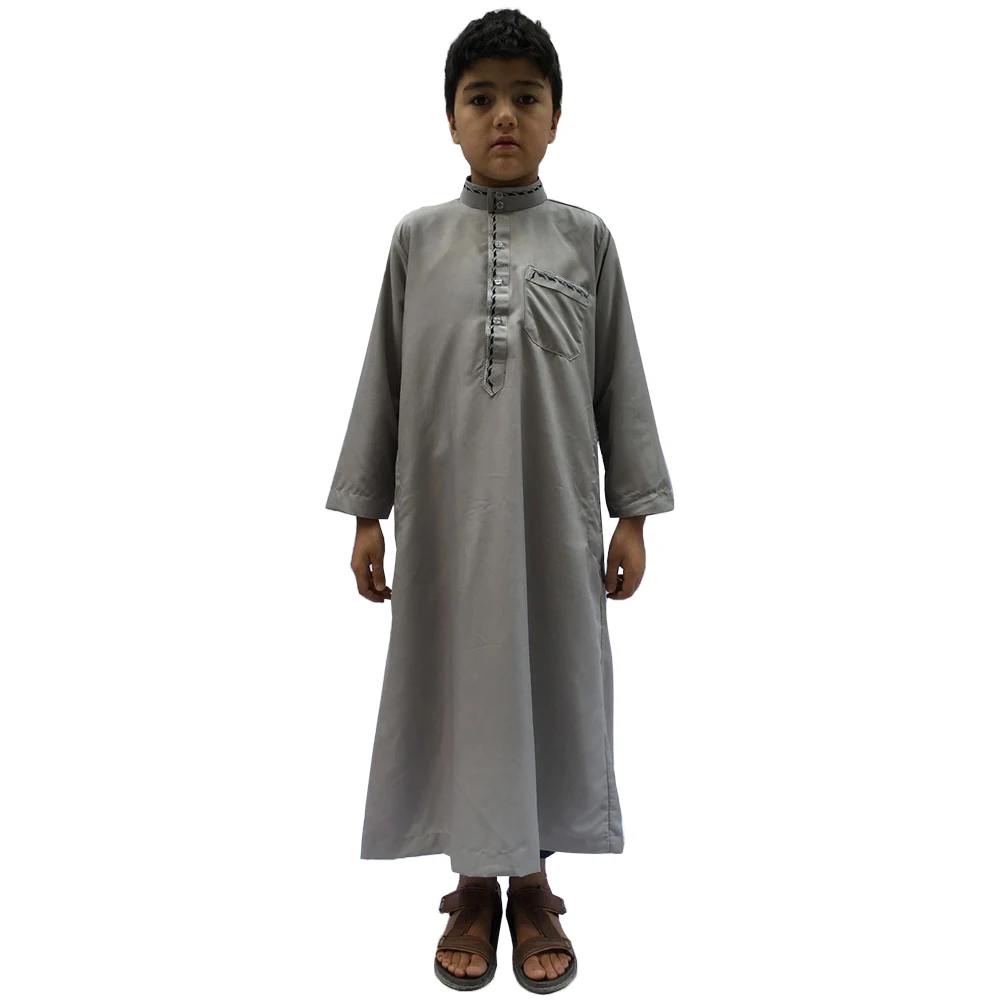 

Islamic Clothing Kids Thobe Qatar Model Thobe For Child, 4 colors mix