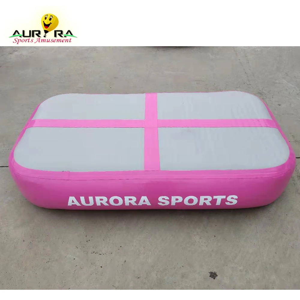 

1x0.6x0.2m customized design Inflatable Gymnastics Airblock flip training pink inflatable air board airblock