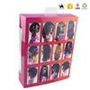 Customized Hair Weave Packaging Box With PVC Window