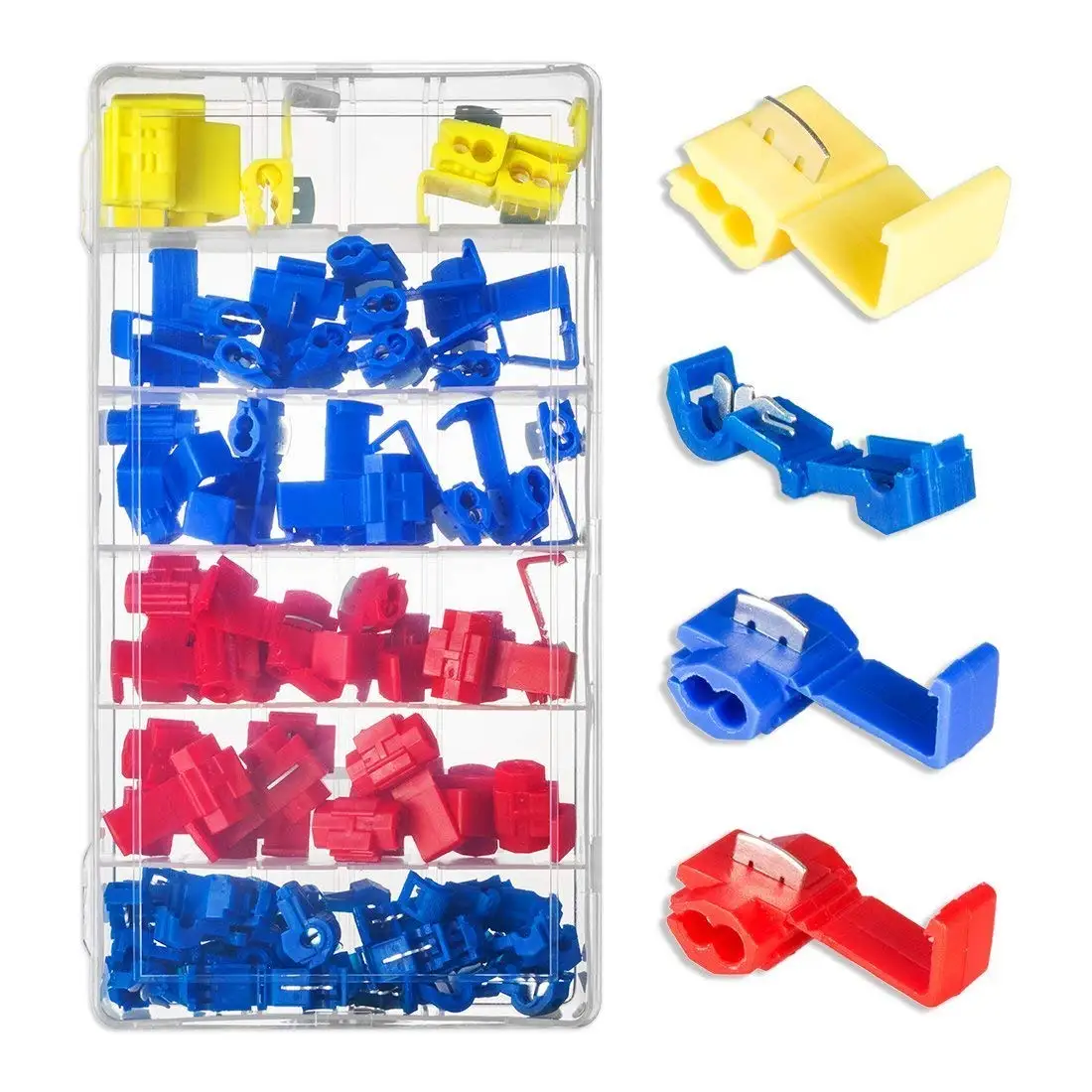 200pc Waterproof 2210 AWG TTap Quick Splice Wire Terminal Connectors