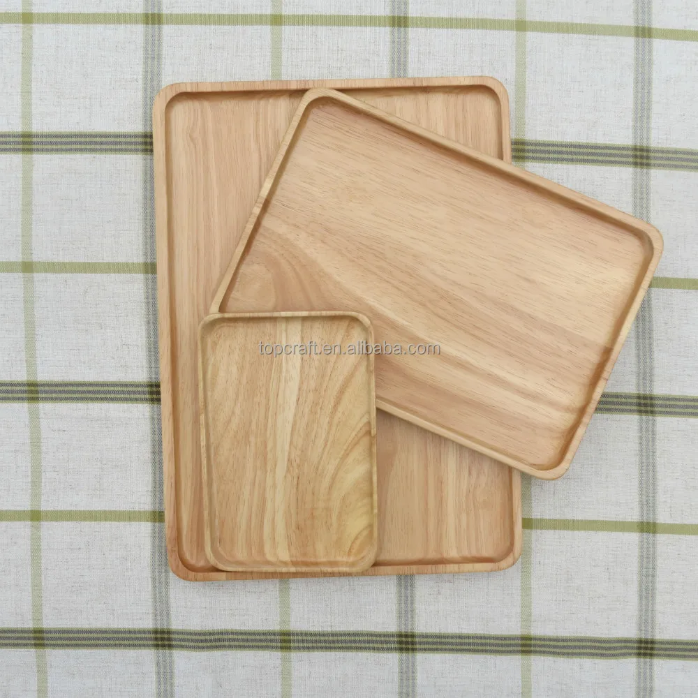 wooden food trays