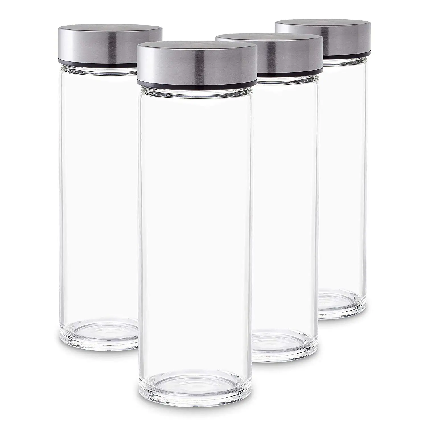 

550 ML High Borosilicate Clear Sport Glass Water Bottle With Stainless Steel Tea Infuser