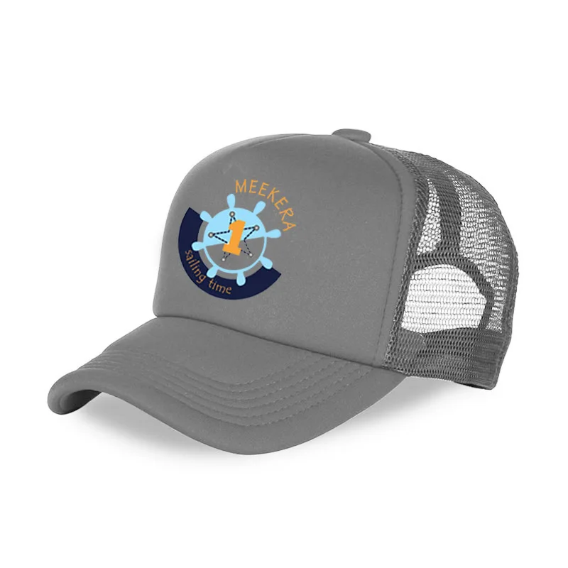 Custom Unisex Fashion Plain Dyed Foam Mesh Snapback Screen Printed