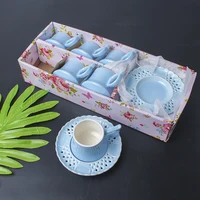 

Espresso cup and saucer 6 set promotion coffee cup