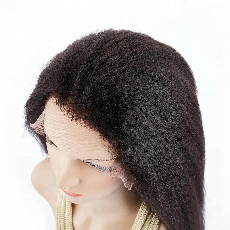 

Wholesale Mono Kinky Straight Full Lace Peruke Wig Raw Indian Hair Unprocessed Virgin
