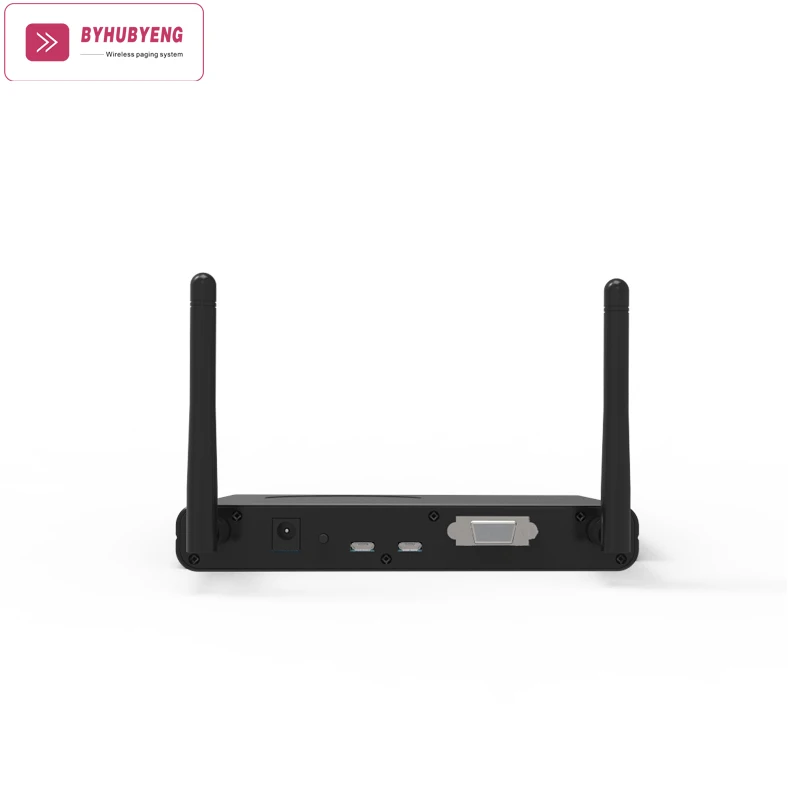 
BYHUBYENG Wireless Queuing Pager System Support 99 Channel CE FCC Distance 200m Calling System Clinic Queue Calling System 