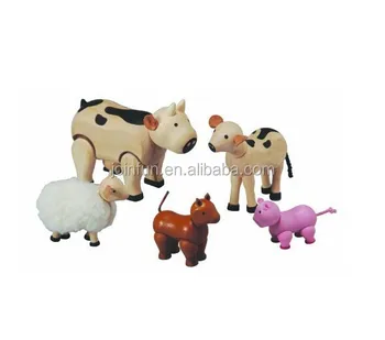 soft rubber farm animals