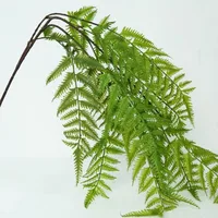 

Fake Grass Green Bush Leaves Plants Artificial Ferns For Wall Decoration Arrangement 100cm Length Wall Hanging Foliage