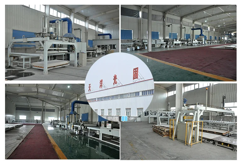 workshop of external water resistant fake stone wall panel