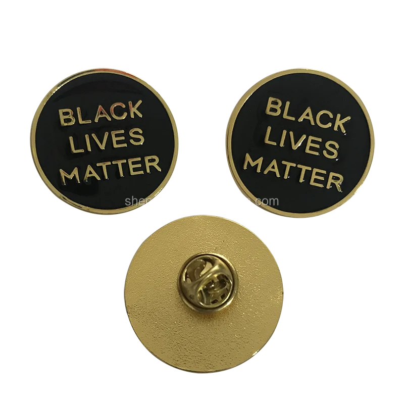 Cheap Custom Lapel Pin Badge Black Lives Matter Enamel Pins Metal Buy