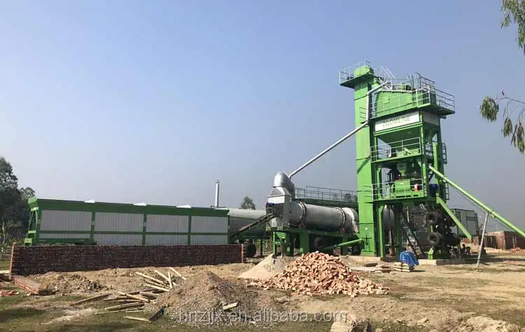 One-trailer-mounted mobile drum mix asphalt plant