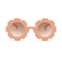 

Toddler Flower Colorful Round Anti-UV Sunglasses Cute Eyewear Suit for Party