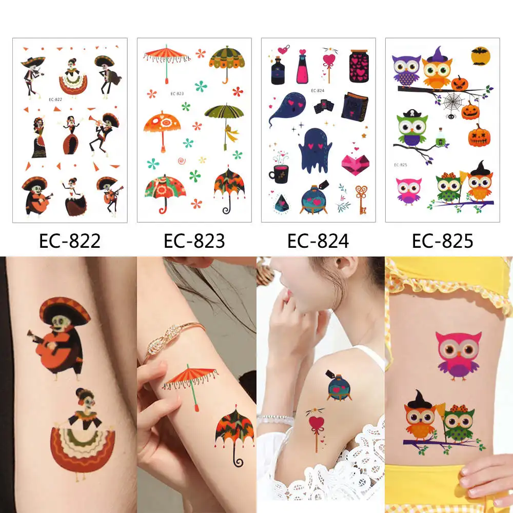 

Beauty Hand Sticker Temporary Tattoos for Children, Colorful / customized