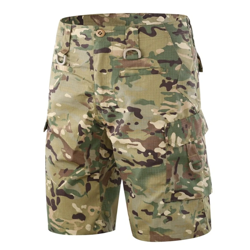 

ESDY Men's Summer Outdoor Short Pants Multi Pocket Sports Combat Hunting Tactical Shorts