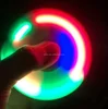Make Your Own Finger LED Flash Hand Spinner/Tri-Fidget EDC Focus Toys Desiner/OEM Autism Fiddle Toys
