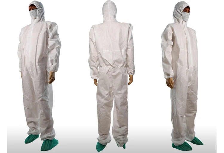 Industrial Workplace And Asbestos Removal Disposable Dust Suits