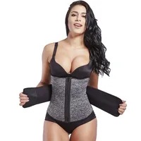 

OEM ODM XS-3XL Size Elastic Adjustable Polyester Swear Belt Waist Trainer For Slimming