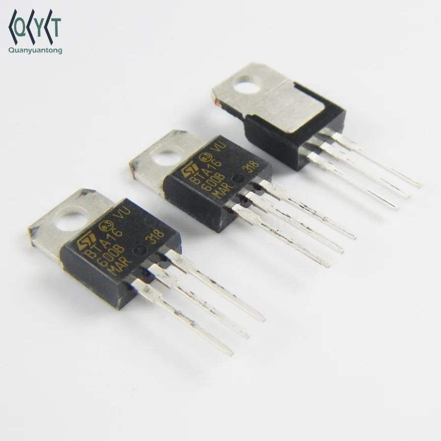 600v 16a To- 220 Triacs 트랜지스터 Bta16 Bta16-600 Bta16-600b - Buy Bta16 ...