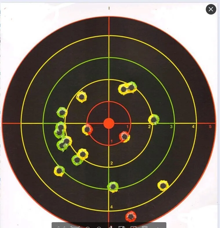 Special Paper Made Splatter Shooting Target For Military Shooting