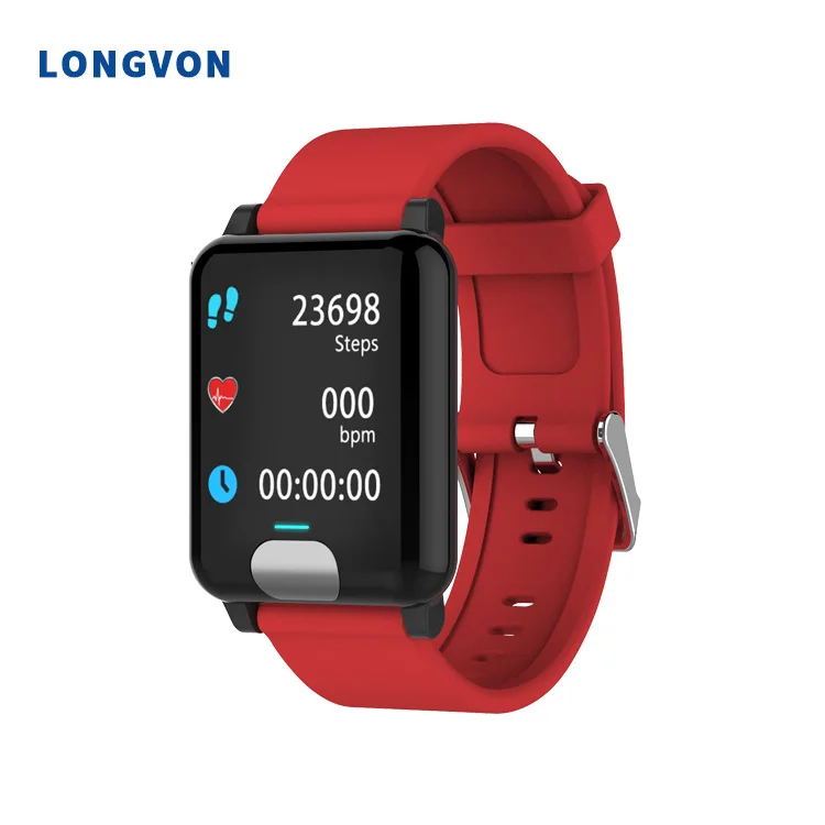 

PPG ECG Monitor Watch Smart Band HRV Smartwatch Blood Pressure Tracker 2019, Black;blue;red