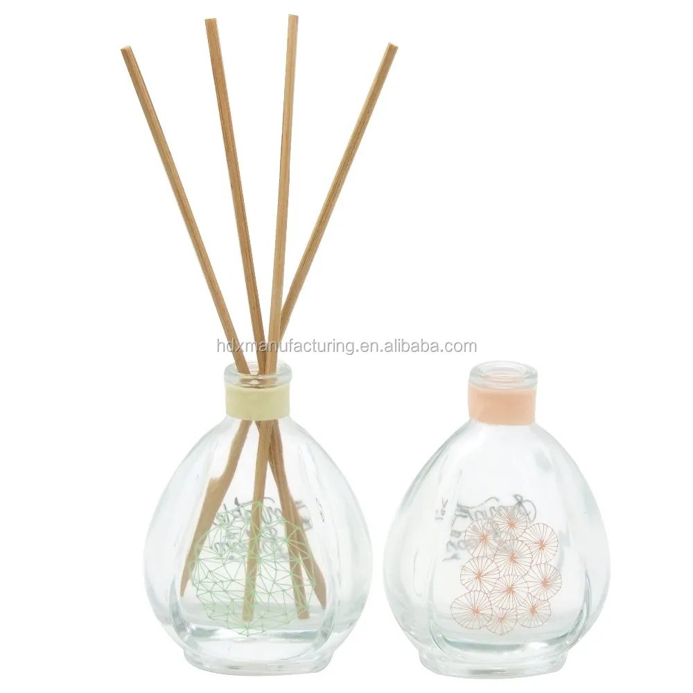 Haodexin 2oz Mini Aroma Diffusers Fles Met Cock Glazen Flessen 60ml
