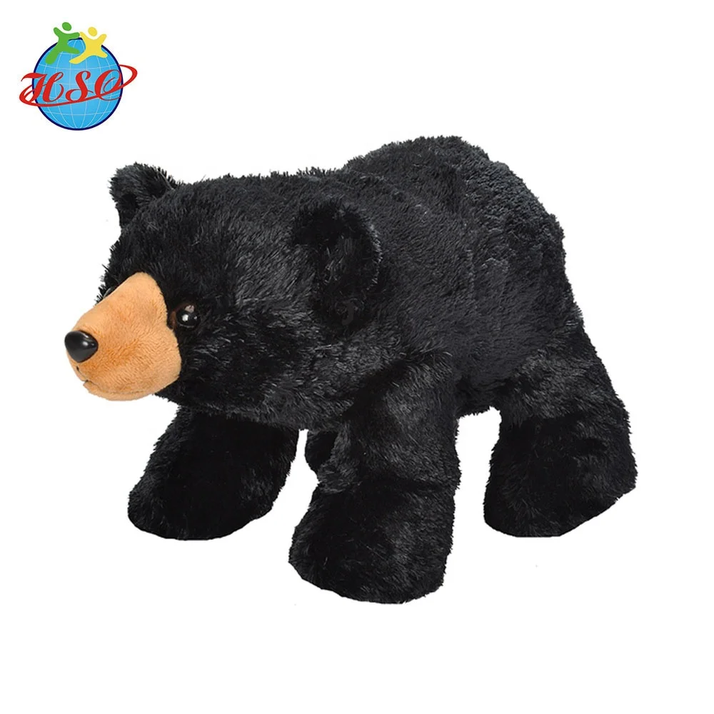 oso negro de peluche