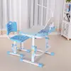 Children table chair set learning desk drawing adjustable reading kids table for studying