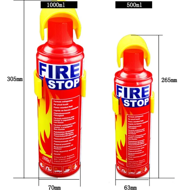 500ml 1000ml,750ml Fire Extinguisher For Car,Portable Fire Extinguisher,Car Mini Fire Stop Buy