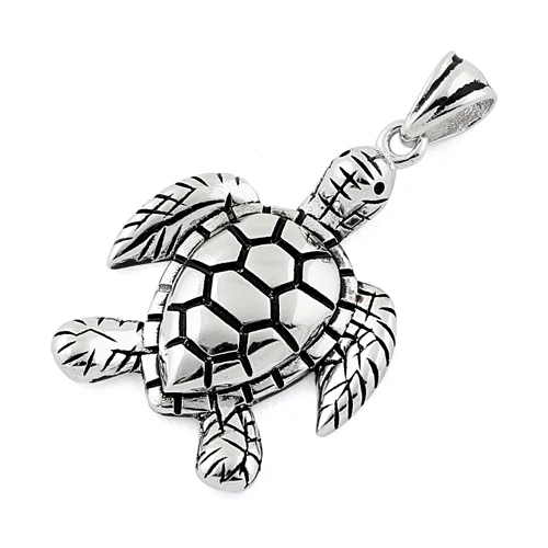 

Customized Nautical Jewelry Wholesale 925 Silver Cute Turtle Pendant