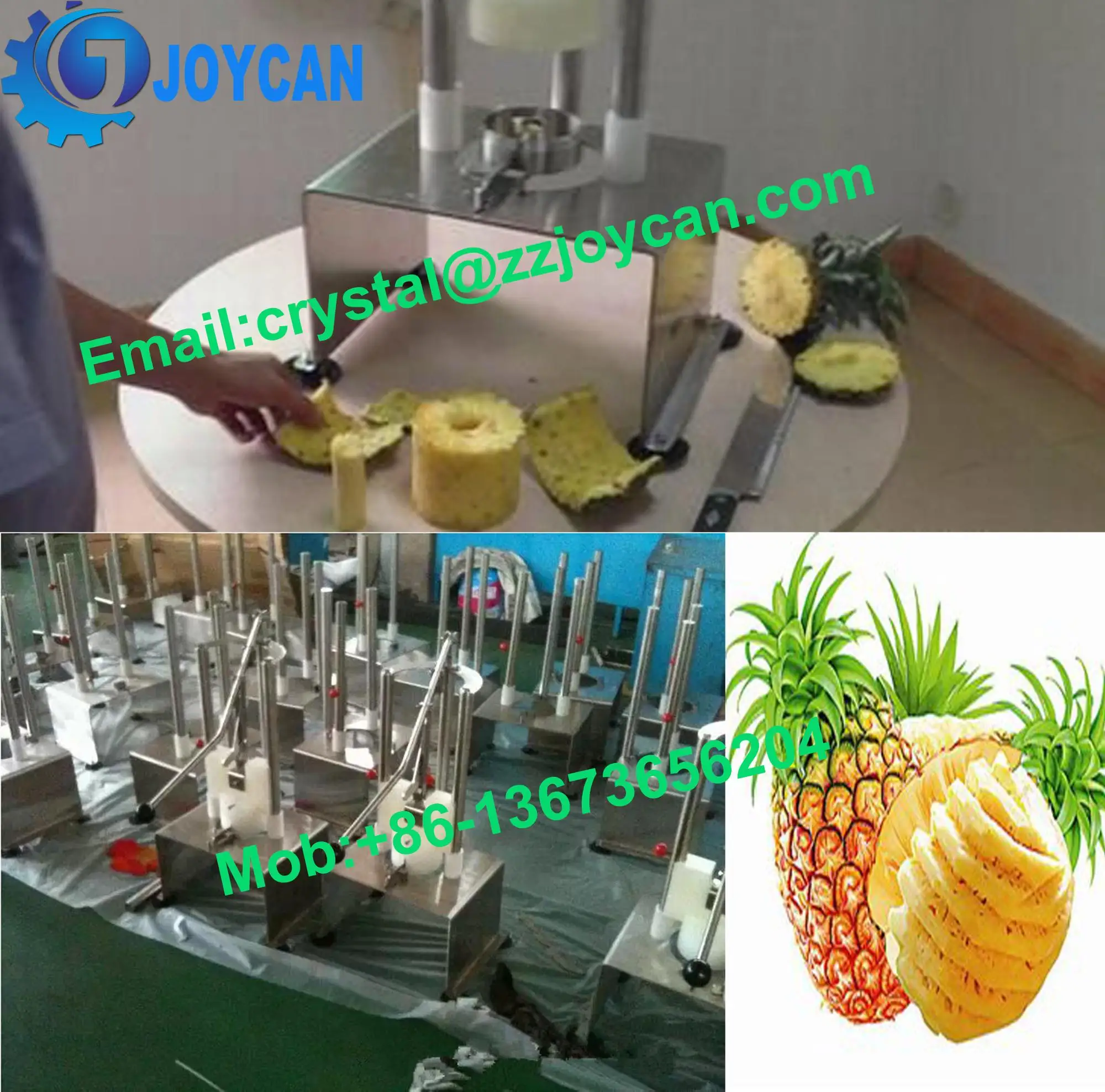 Pineapple Processing Peeling Coring Cutting Machine Buy Pineapple