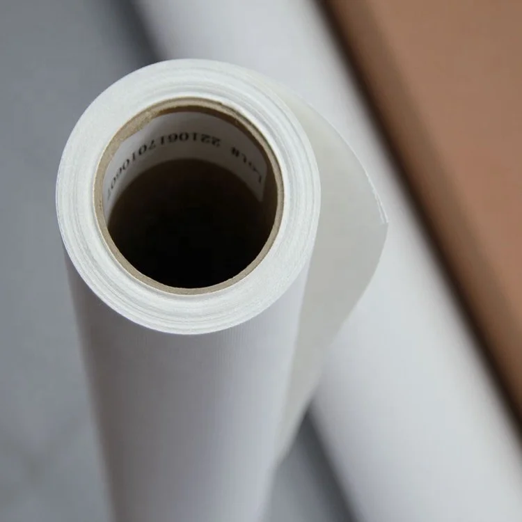 
Solvent-based blank 380gsm polyester and cotton blend printing inkjet canvas 