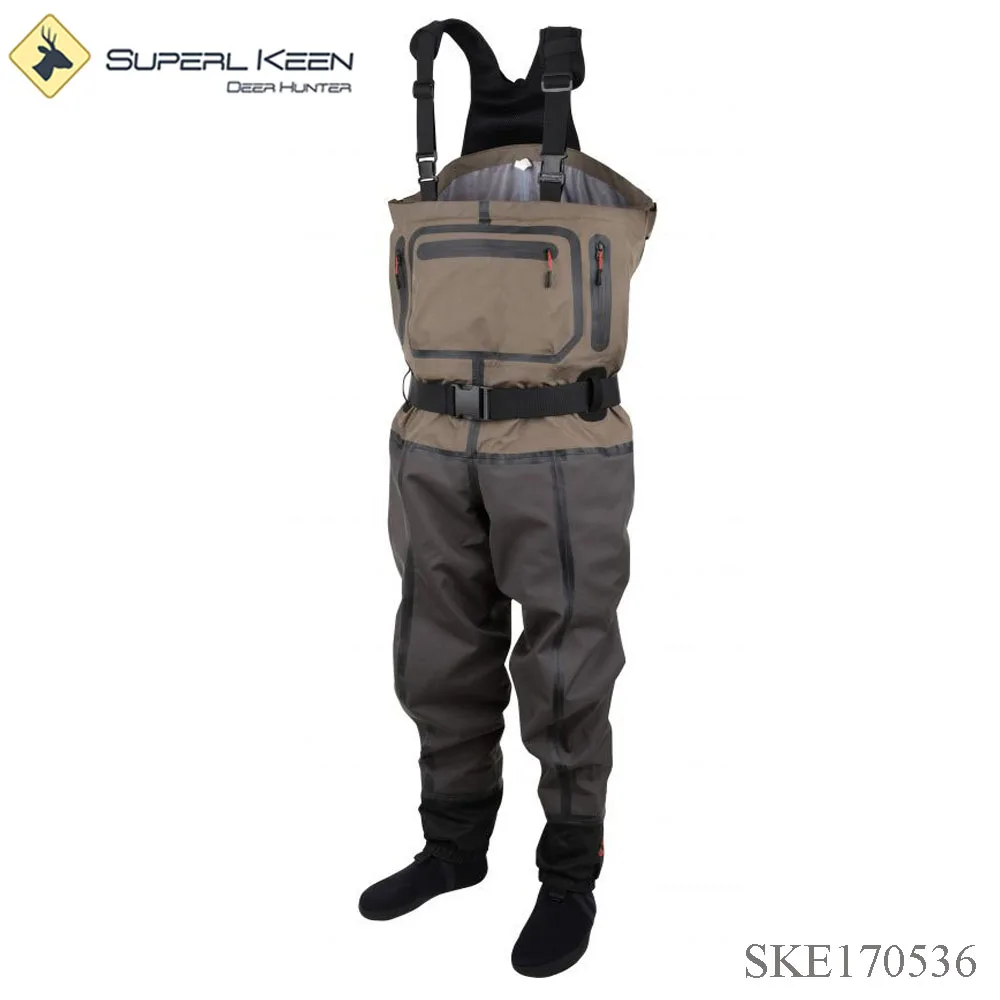 
100% taped seams inside 20.000mm WP And Breathable Wader 