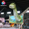 Custom-made high elastic fiber carved emulational electrical dino head for photographed