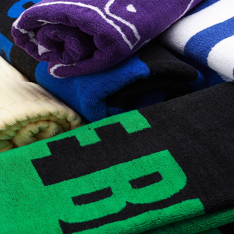 Gold Supplier 100 Cotton Yarn Dyed Hotel Terry Beach Towel,Hotel Cotton Beach Towels Wholesale