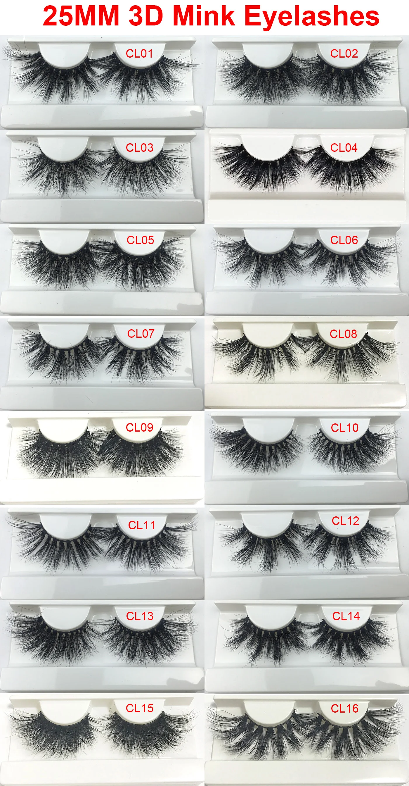 25mm 3D Mink Eyelashes